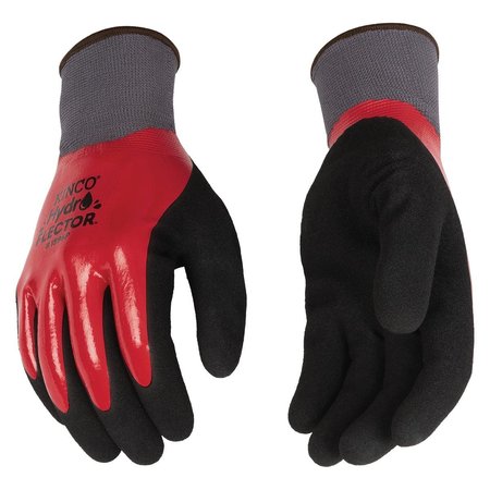 KINCO Kinco HydroFlector Waterproof Glove, Nitrile Palm 1896P-L